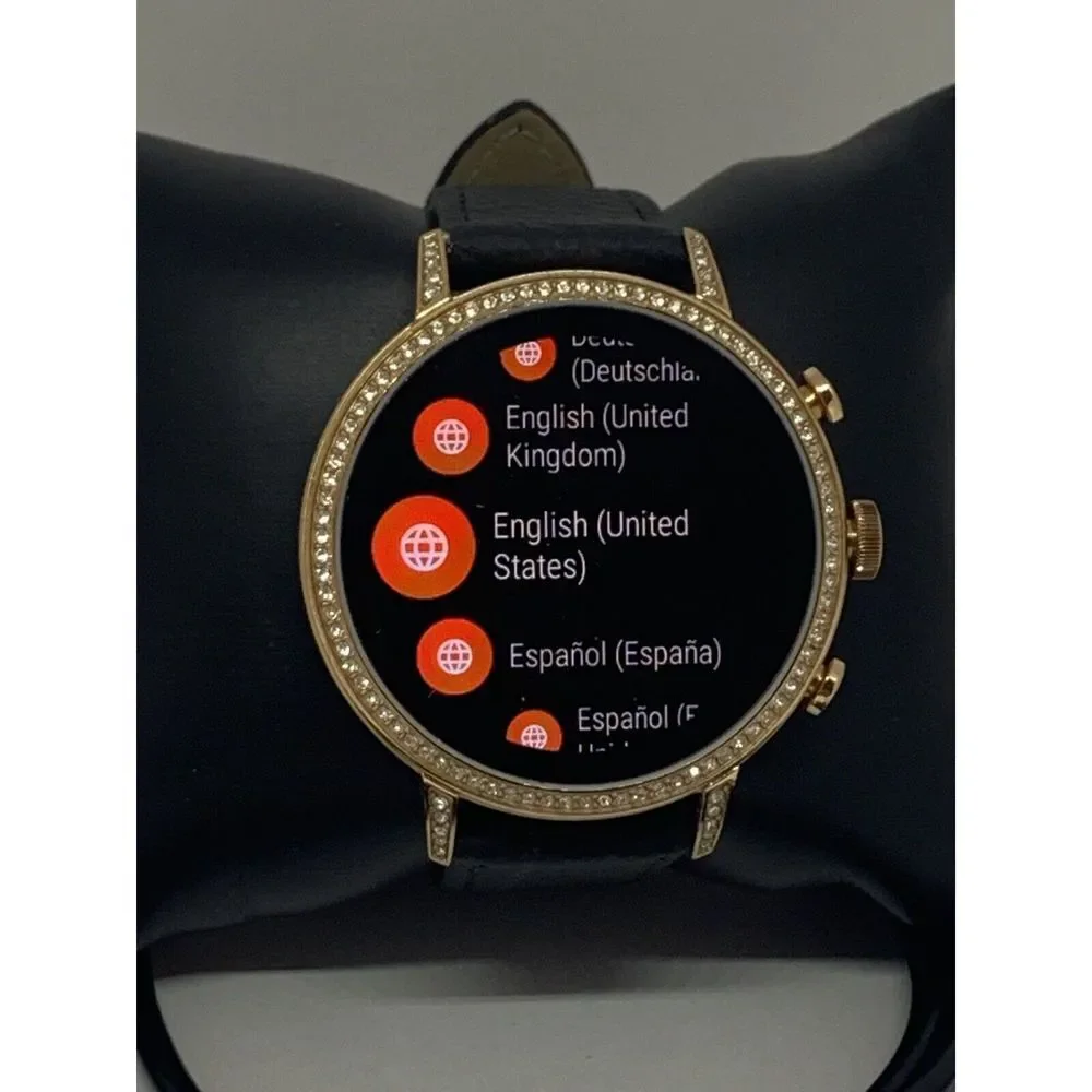 Fossil Gen 4 Authentic Digital Dial Smart Watch Custom Band FTW6011 QT481